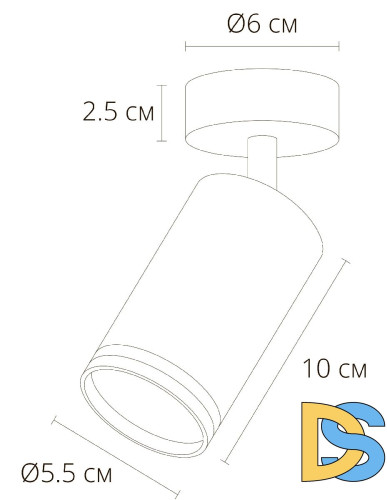 Спот Arte Lamp Imai A2365PL-1BK