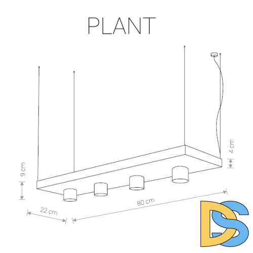 Подвесной светильник Nowodvorski Plant 9382