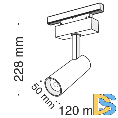 Трековый светильник Maytoni Track lamps TR019-2-10W3K-B