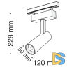 Трековый светильник Maytoni Track lamps TR019-2-10W3K-B