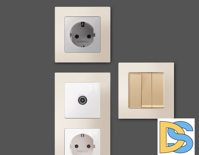 Рамка одноместная Ambrella Volt Techno AF220331