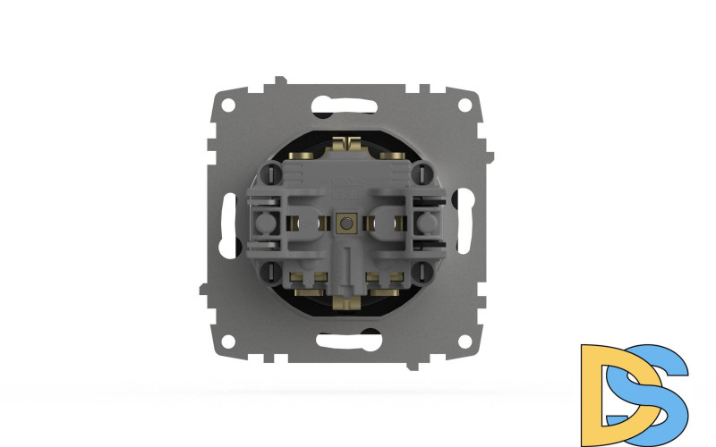 Розетка с заземлением ELBI Zena Vega 609-014800-217