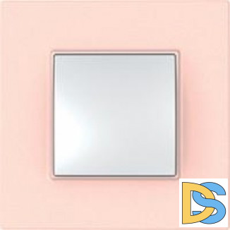 Рамка 1-ая (одинарная), Розовый жемчуг, серия Unica Quadro, Schneider Electric