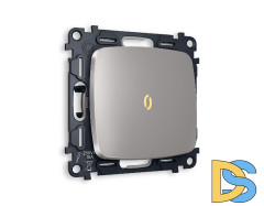 Комплект механизма 1-кл выключателя с подсветкой Ambrella Volt Omega MO502010