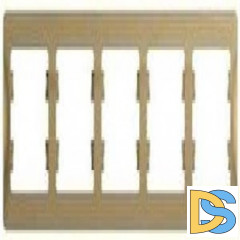 Рамка 5-ая (пятерная), Титан, серия Glossa, Schneider Electric