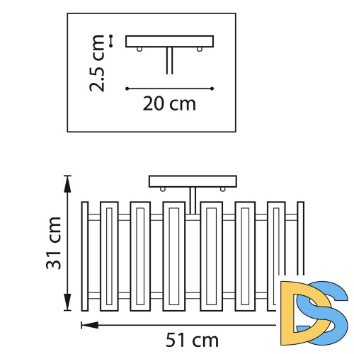 Потолочная люстра Lightstar Agave 712042