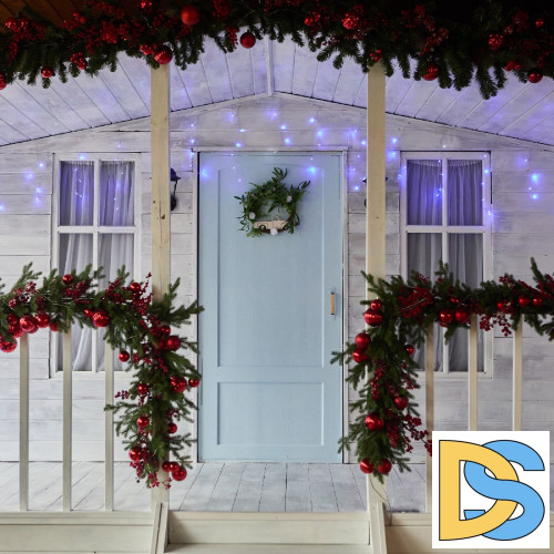 Уличная гирлянда Uniel ULD-B25006-440/TTK BLUE-WHITE IP44 UL-00010939