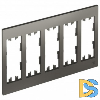 Рамка 5-ая (пятерная), Сталь, серия Atlas Design, Schneider Electric