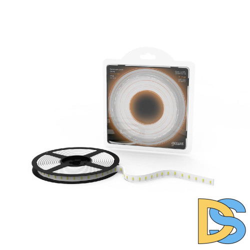 Светодиодная влагозащищенная лента Gauss 7,2W/m 30LED/m 5050SMD теплый белый 5M 311000107