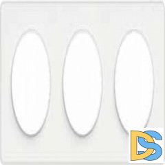 Рамка 3-ая (тройная), Белый, серия Odace, Schneider Electric