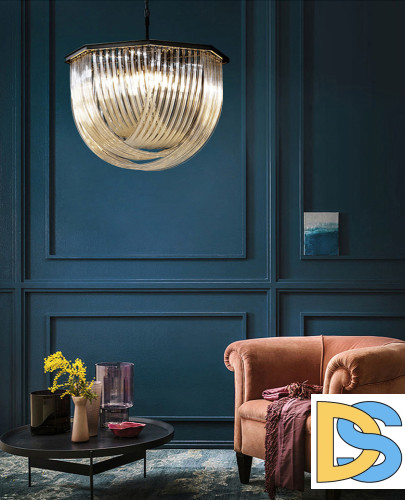 Подвесной светильник Delight Collection Murano Glass BR333 black