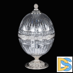 Настольная лампа Bohemia Ivele Crystal 5680L/18 Ni Clear/M-1G