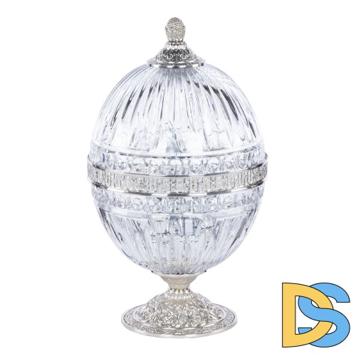 Настольная лампа Bohemia Ivele Crystal 5680L/18 Ni Clear/M-1G