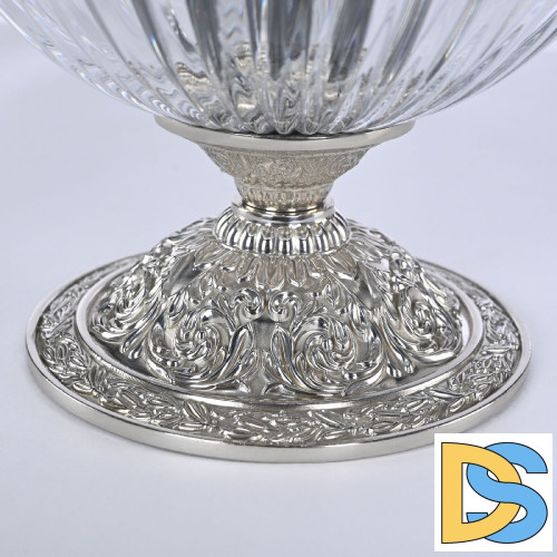 Настольная лампа Bohemia Ivele Crystal 5680L/18 Ni Clear/M-1G