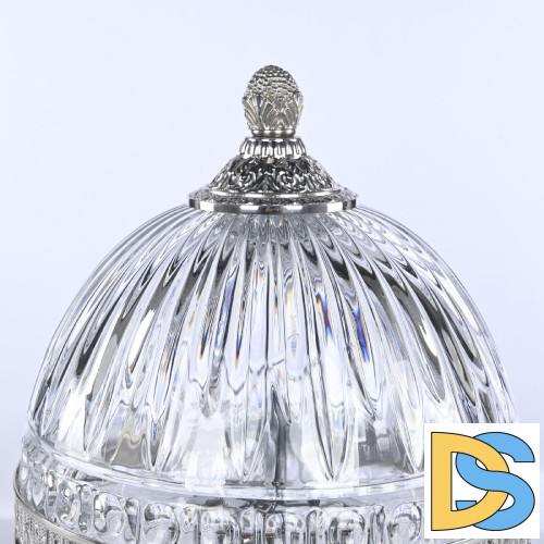 Настольная лампа Bohemia Ivele Crystal 5680L/18 Ni Clear/M-1G