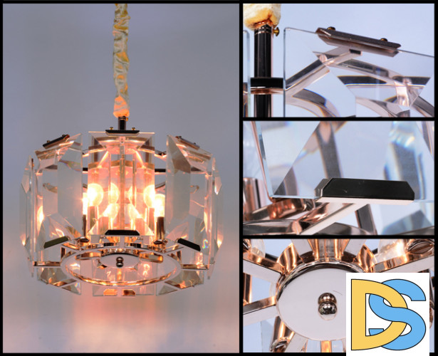 Подвесная люстра Delight Collection Harlow Crystal BRCH9030-8-G