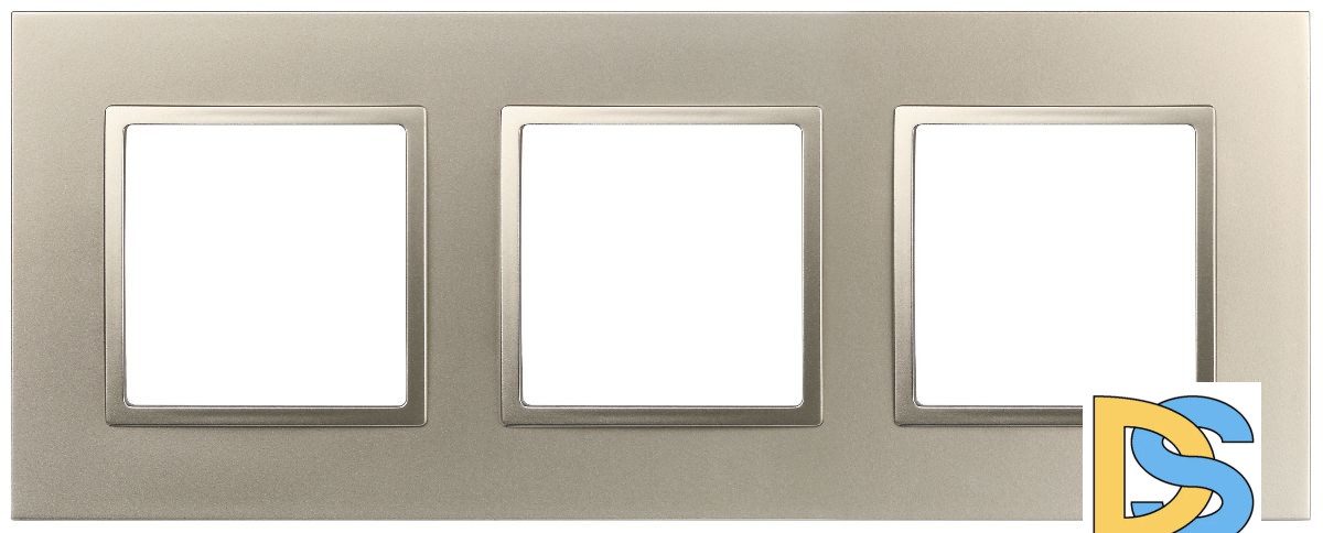 Рамка для розеток и выключателей на 3 поста Эра 14-5013-04 Б0060584