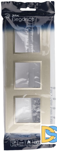 Рамка для розеток и выключателей на 3 поста Эра 14-5013-04 Б0060584