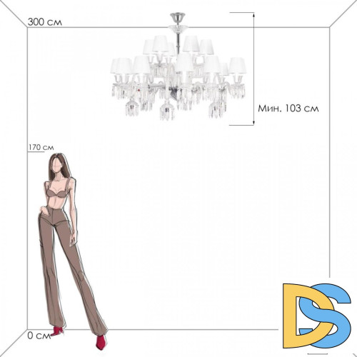 Подвесная люстра Loft IT Flambeau 10209/24