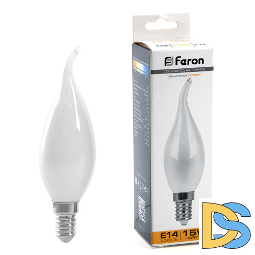 Лампа светодиодная Feron LB-718 Свеча на ветру E14 15 2700K 38260