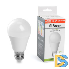 Лампа светодиодная низковольтная Feron LB-194 Шар E27 15W 4000K 48730
