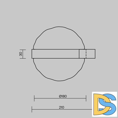 Настенный светильник Maytoni Misterio MOD379WL-L6B3K