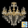 Подвесная люстра Bohemia Ivele Crystal Verona 72101/10/250 B G