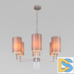 Подвесная люстра Eurosvet Soffio 60134/6 никель