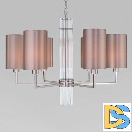 Подвесная люстра Eurosvet Soffio 60134/6 никель