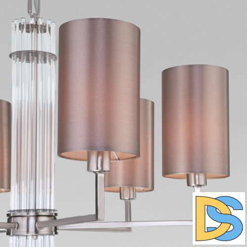 Подвесная люстра Eurosvet Soffio 60134/6 никель