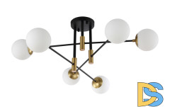 Потолочная люстра Crystal Lux Fidel FIDEL PL6 BLACK