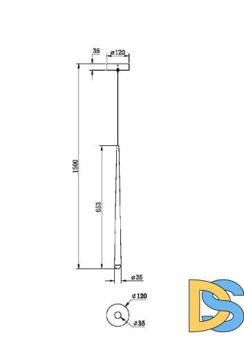 Подвесной светильник Maytoni Cascade MOD132PL-L6BSK