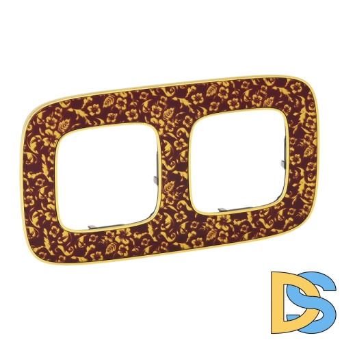 Рамка 2-постовая Legrand Valena Allure Барокко Пурпур 754442