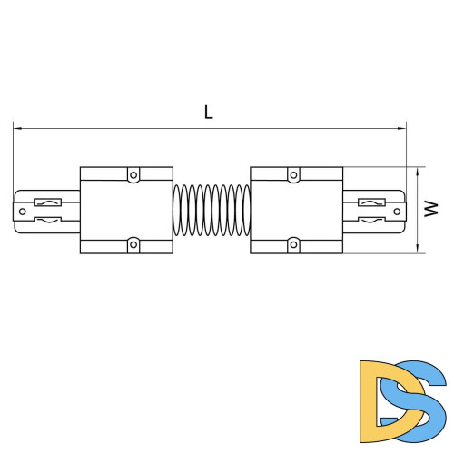 Коннектор гибкий Lightstar Barra 504156