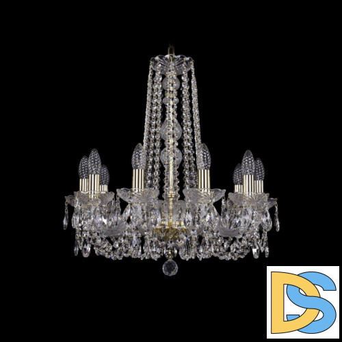 Подвесная люстра Bohemia Ivele Crystal 1402/10/195/h-58 G