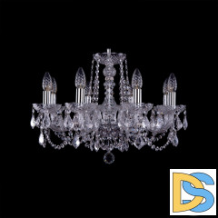 Подвесная люстра Bohemia Ivele Crystal 1402/8/195 Ni Leafs