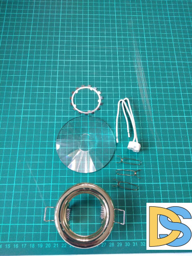 Встраиваемый светильник Elvan TCH-736/2-G-9-Ch