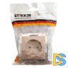 Розетка 1-местная б/з с защитной шторкой Stekker Катрин 39595