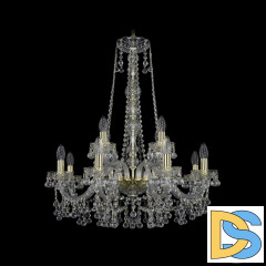 Подвесная люстра Bohemia Ivele Crystal 1409/8+4/240/h-77 G