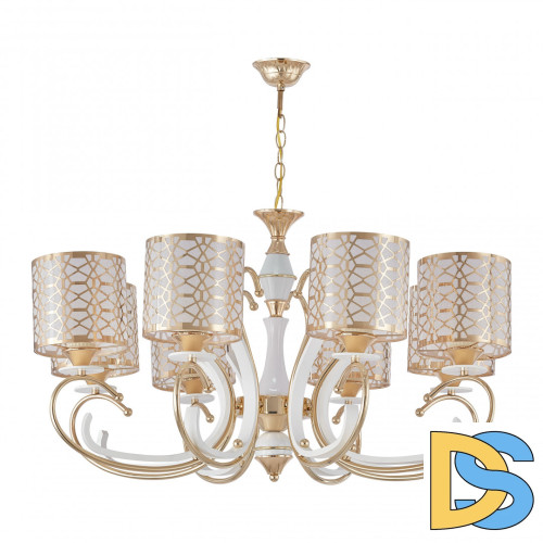 Подвесная люстра Arte Milano Florentia-1237 301237/8 Wh/Gd