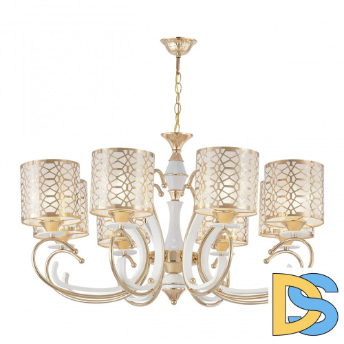 Подвесная люстра Arte Milano Florentia-1237 301237/8 Wh/Gd