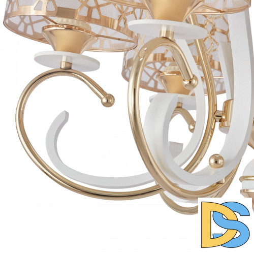 Подвесная люстра Arte Milano Florentia-1237 301237/8 Wh/Gd