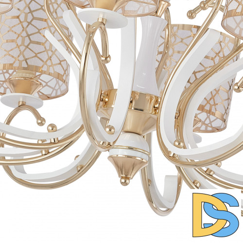 Подвесная люстра Arte Milano Florentia-1237 301237/8 Wh/Gd