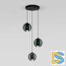 Подвесной светильник Eurosvet Cobble 50258/3 LED дымчатый/бирюзовый a064555