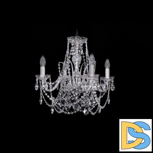 Подвесная люстра Bohemia Ivele Crystal 1411/4/160 Ni