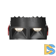 Встраиваемый светильник Maytoni Alfa LED DL043-02-10W4K-SQ-B-1