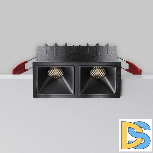 Встраиваемый светильник Maytoni Alfa LED DL043-02-10W4K-SQ-B-1