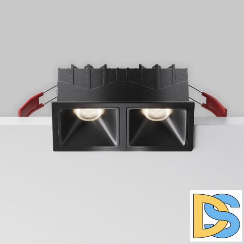 Встраиваемый светильник Maytoni Alfa LED DL043-02-10W4K-SQ-B-1