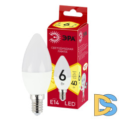 Лампа светодиодная Эра E14 6W 2700K LED B35-6W-827-E14 R Б0052383