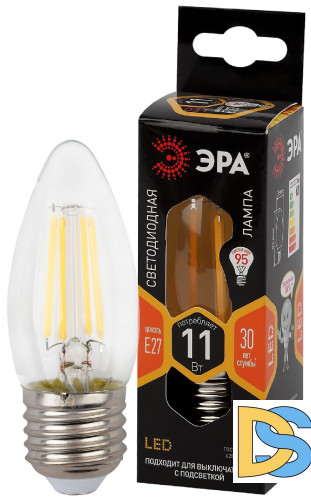 Лампа светодиодная Эра E27 11W 2700K F-LED B35-11w-827-E27 Б0046986